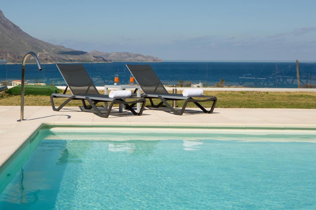 Larimar Luxury Sea View Villa กิสเซมอส ภายนอก รูปภาพ